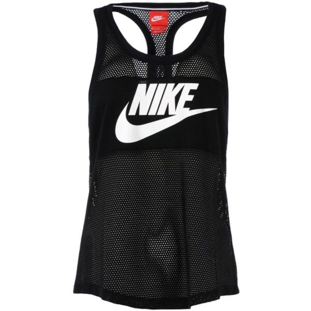 Nike Women's Black Mesh Tank Top